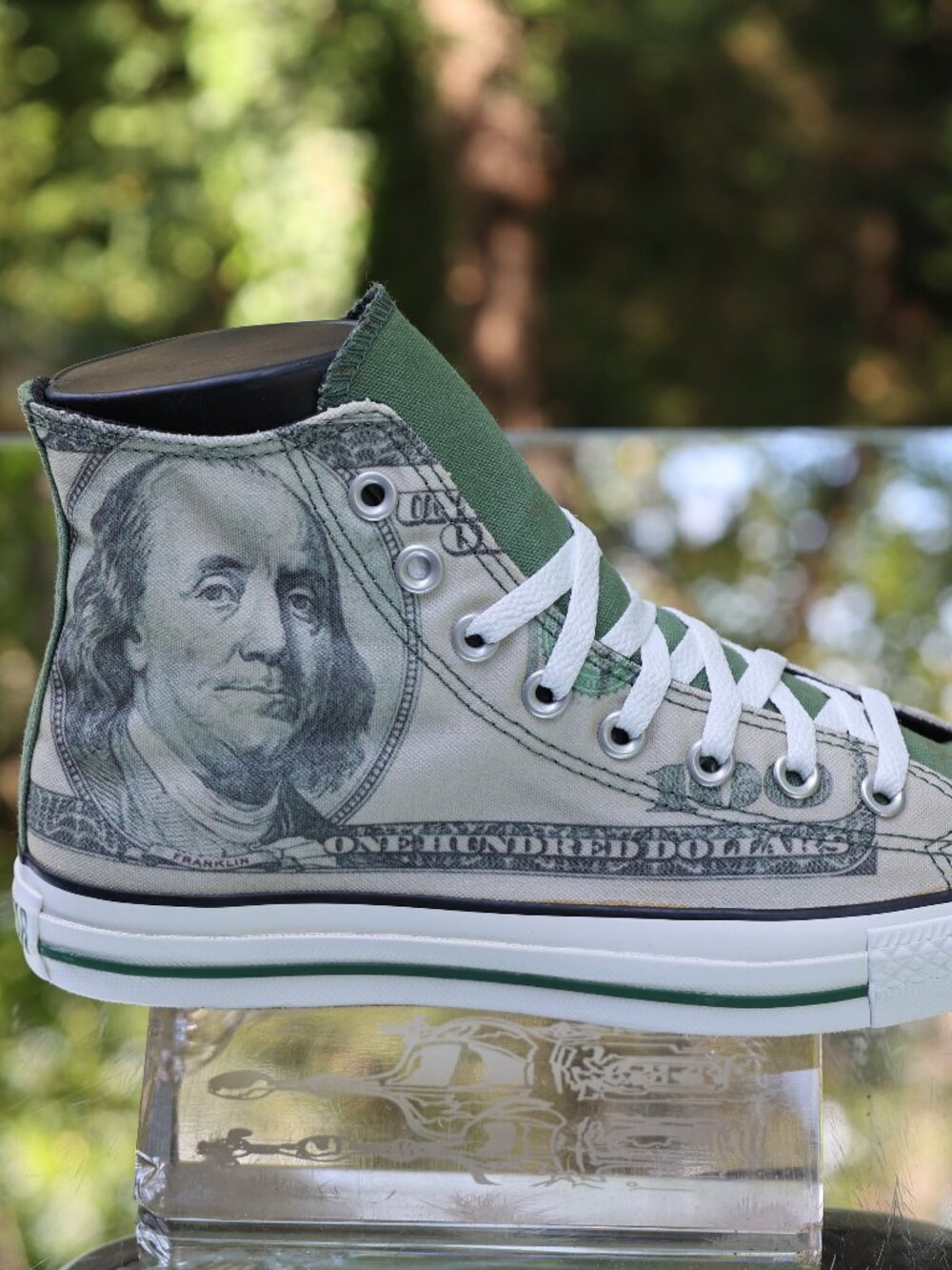 Converse Chuck Taylor All Star Hi Dollar Money Print 2010 - Picture 15 of 16